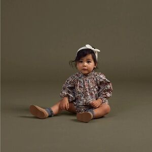 Rylee Cru Quincy Blouse Set in Autumn Bloom 12-18M